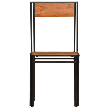 Esszimmerstühle 2 Stk. Massivholz Akazie