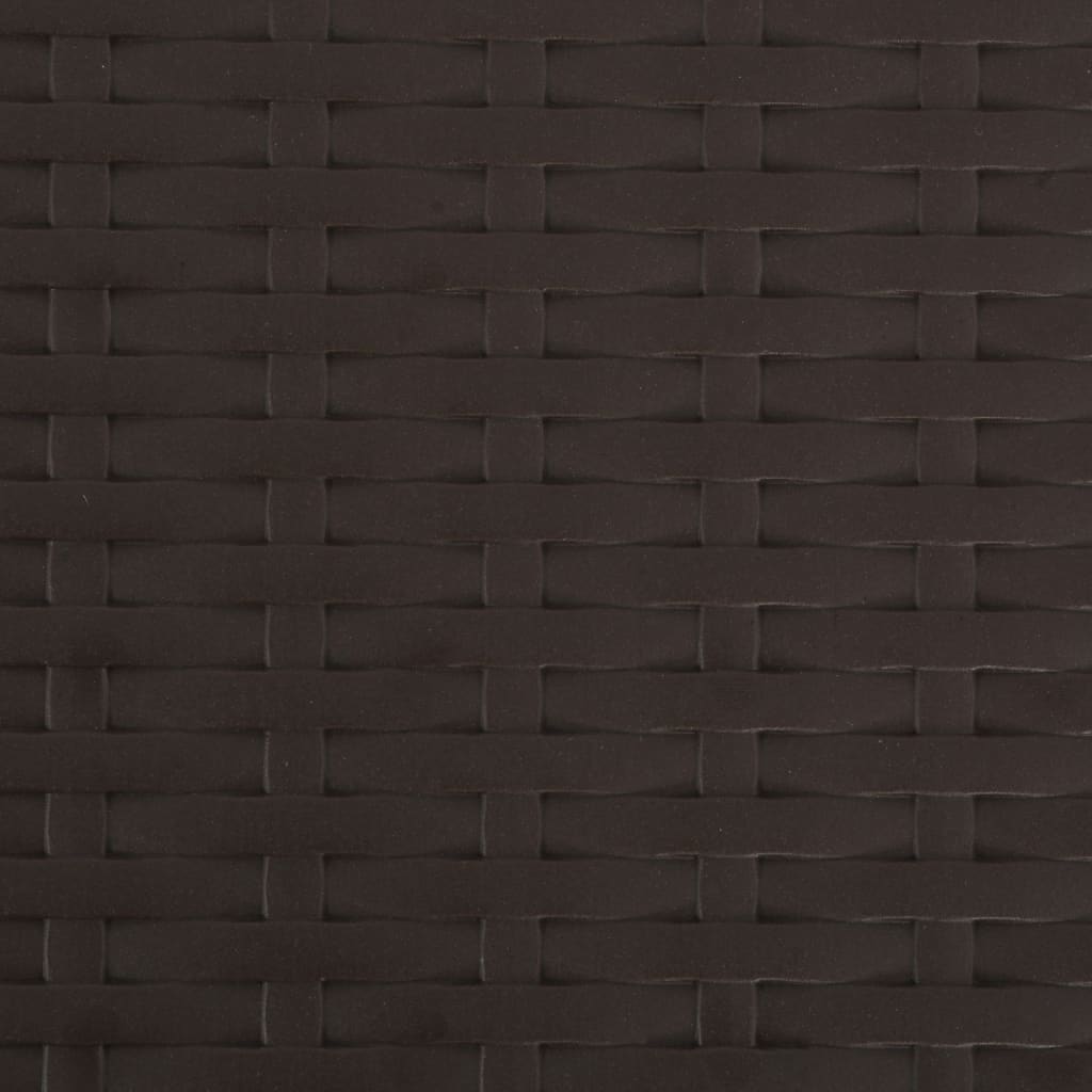 Klappbare Gartenstühle 2 Stk. HDPE und Stahl Braun