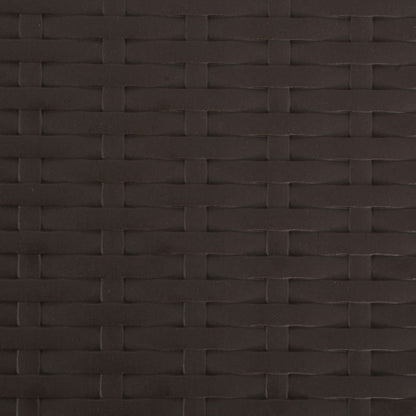 Klappbare Gartenstühle 2 Stk. HDPE und Stahl Braun