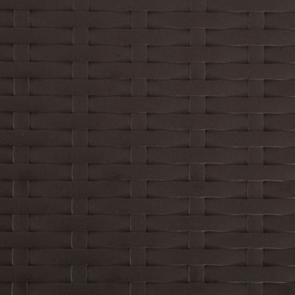 Klappbare Gartenstühle 4 Stk. HDPE und Stahl Braun