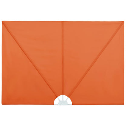 Faltbarer Terrassen-Seitenfächer Terracotta-Rot 400×200 cm