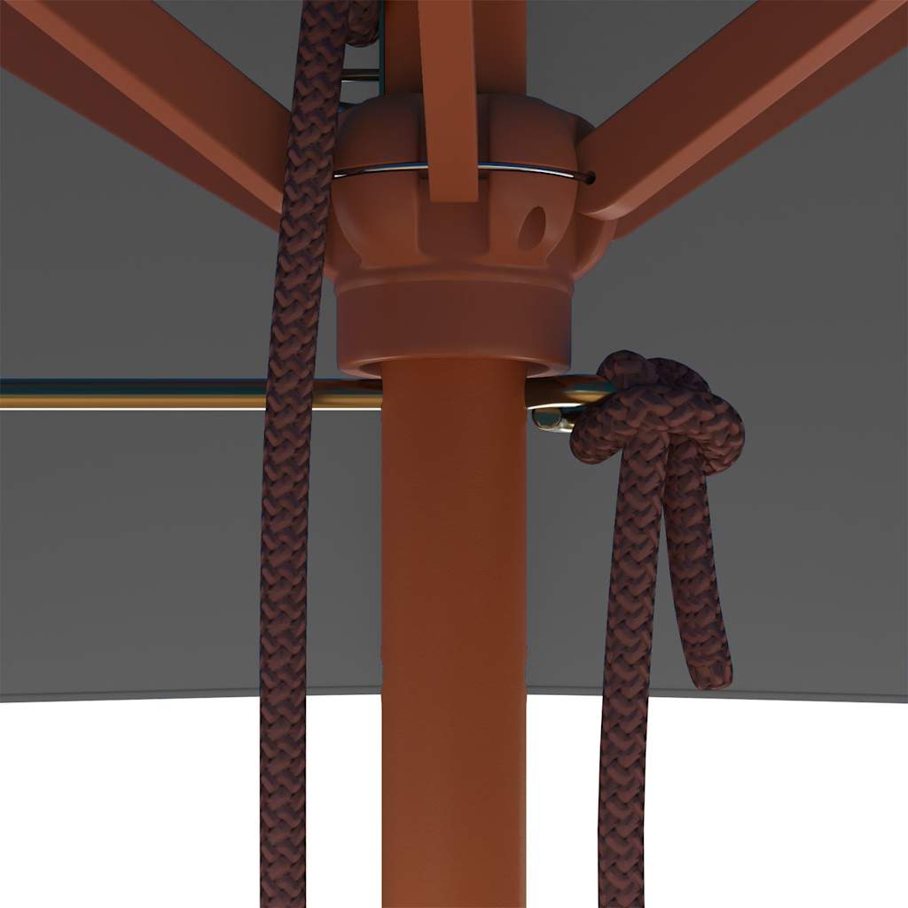 Sonnenschirm mit Holz-Mast 150x200 cm Anthrazit