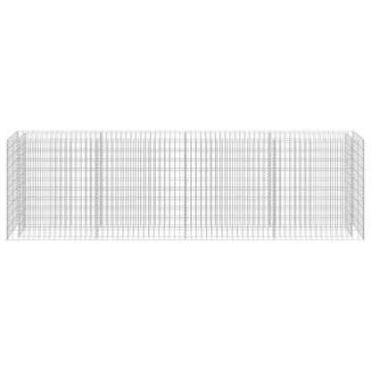 Gabionen-Hochbeet Verzinkter Stahl 360×50×100 cm
