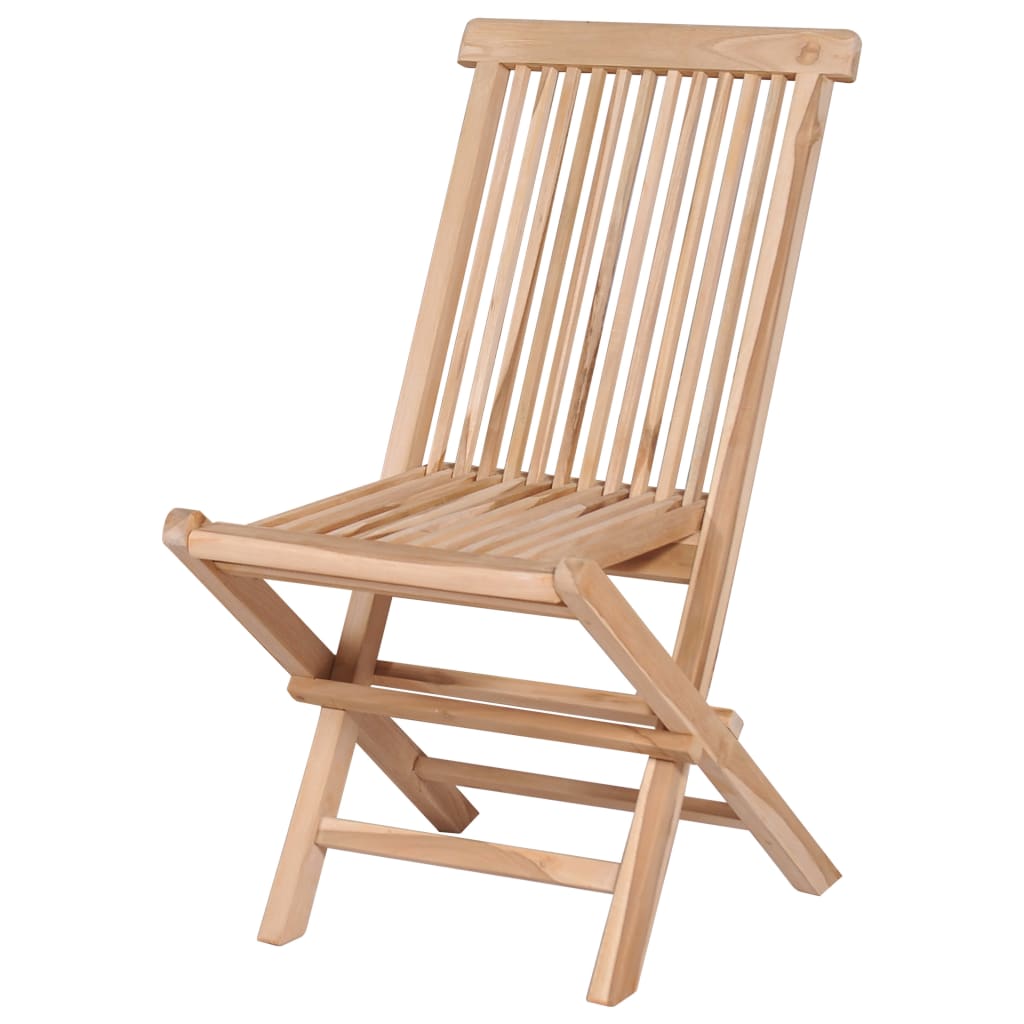 7-tlg. Garten-Essgruppe Klappbar Massivholz Teak