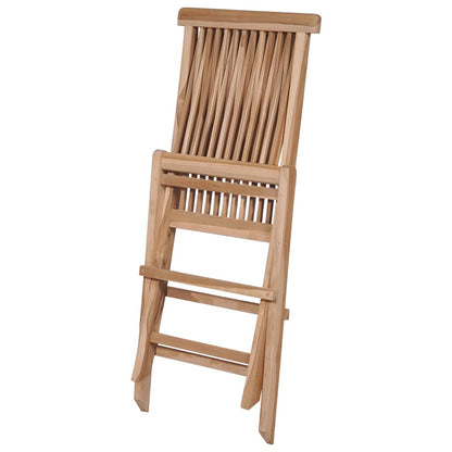 7-tlg. Garten-Essgruppe Klappbar Massivholz Teak