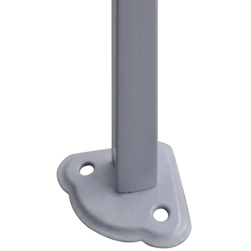 Faltzelt mit 2 Wänden 291x291x315 cm Cremeweiß