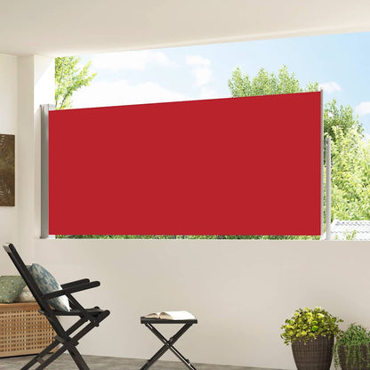 Ausziehbare Seitenmarkise 120x300 cm Rot