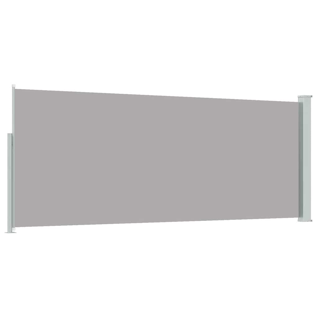 Ausziehbare Seitenmarkise 120x300 cm Grau