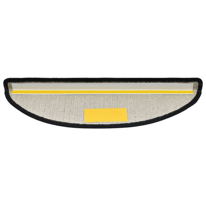 Stufenmatten 15 Stk. 56x17x3 cm Anthrazit Halbrund