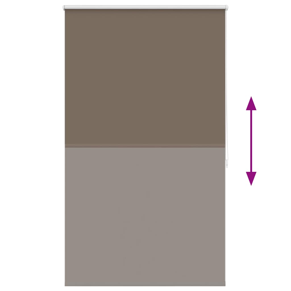 Verdunkelungsrollo 84,4 x 175 cm, Stoffbreite 80 cm, Kaffeebraun