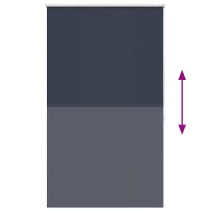 Verdunkelungsrollo 124,4 x 175 cm, Stoffbreite 120 cm, Marineblau