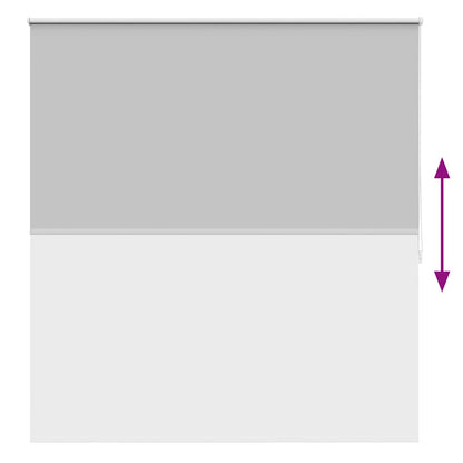 Verdunkelungsrollo 144,4 x 175 cm, Stoffbreite 140 cm, grau