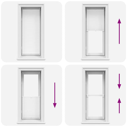 Plissee Faltrollo Rollo Plisseerollo 40x150cm Weiß