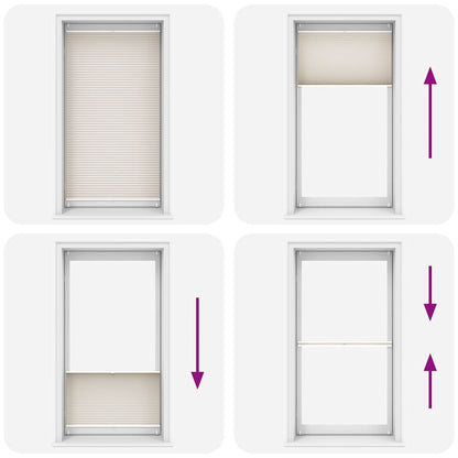 Plissee Faltrollo Rollo Plisseerollo 110x200cm Creme