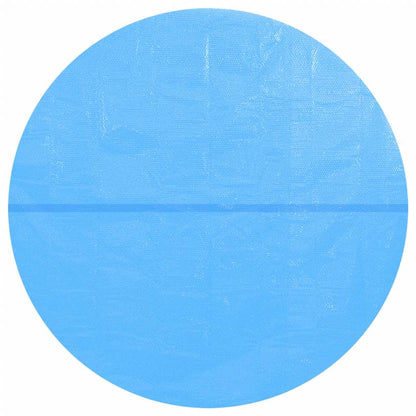 Runde Pool-Abdeckung PE Blau 488 cm