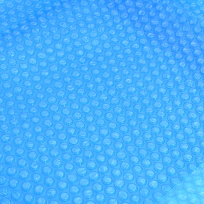 Runde Pool-Abdeckung PE Blau 488 cm