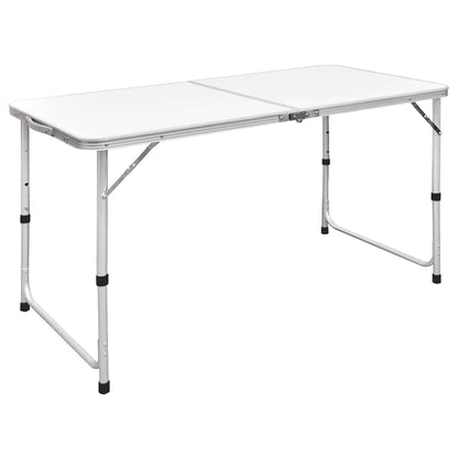 Campingtisch Klappbar Höhenverstellbar Aluminium 120x60 cm