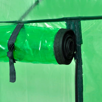 Begehbares Gewächshaus mit 4 Regalen