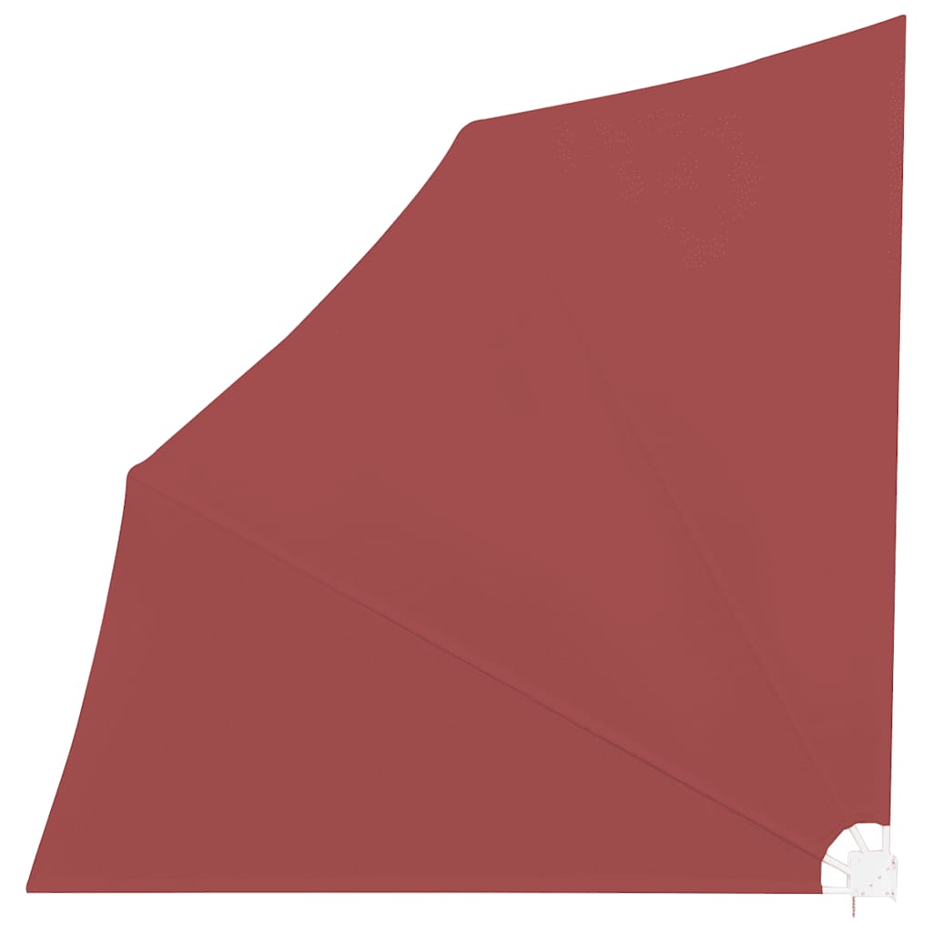 Faltbarer Balkonfächer Terracotta-Rot 140×140 cm