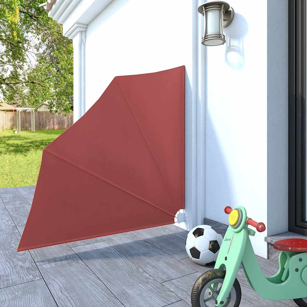 Faltbarer Balkonfächer Terracotta-Rot 140×140 cm