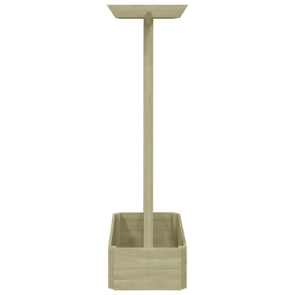 Pergola mit Pflanzkasten 162x56x204 cm Holz