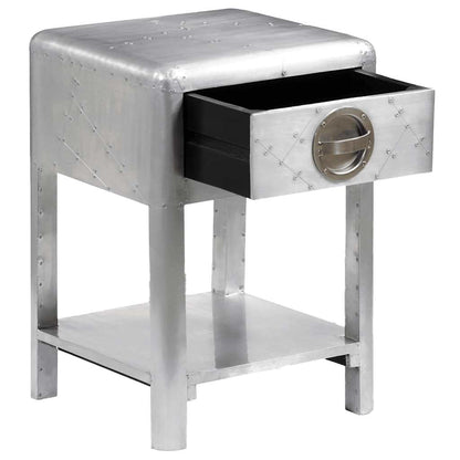 Nachttisch mit 1 Schublade Vintage Flieger Flugzeug Stil