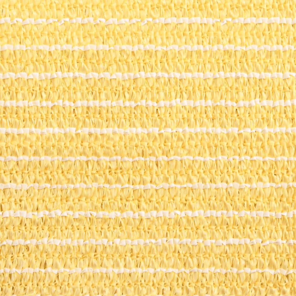 Sonnensegel HDPE Quadratisch 3,6x3,6 m Beige