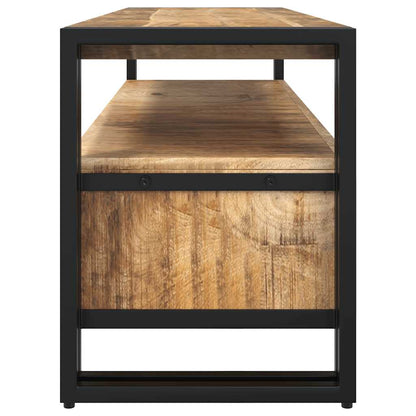 TV-Schrank 120x35x45 cm Massivholz Mango