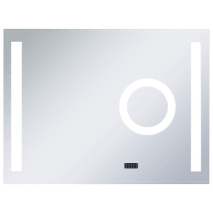 LED-Badspiegel mit Berührungssensor 80x60 cm