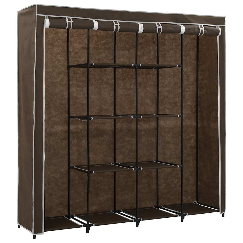 Kleiderschrank mit 4 Fächern Braun 175 x 45 x 170 cm