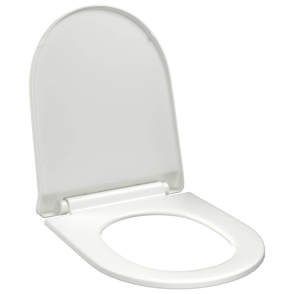 Toilettensitz mit Absenkautomatik und Quick-Release-Design Weiß