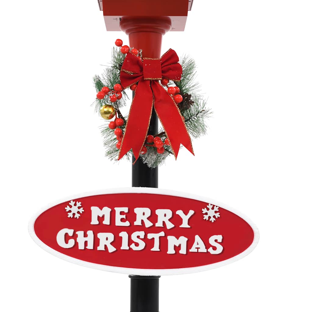 Weihnachts-Straßenlampe mit Weihnachtsmann 180 cm LED