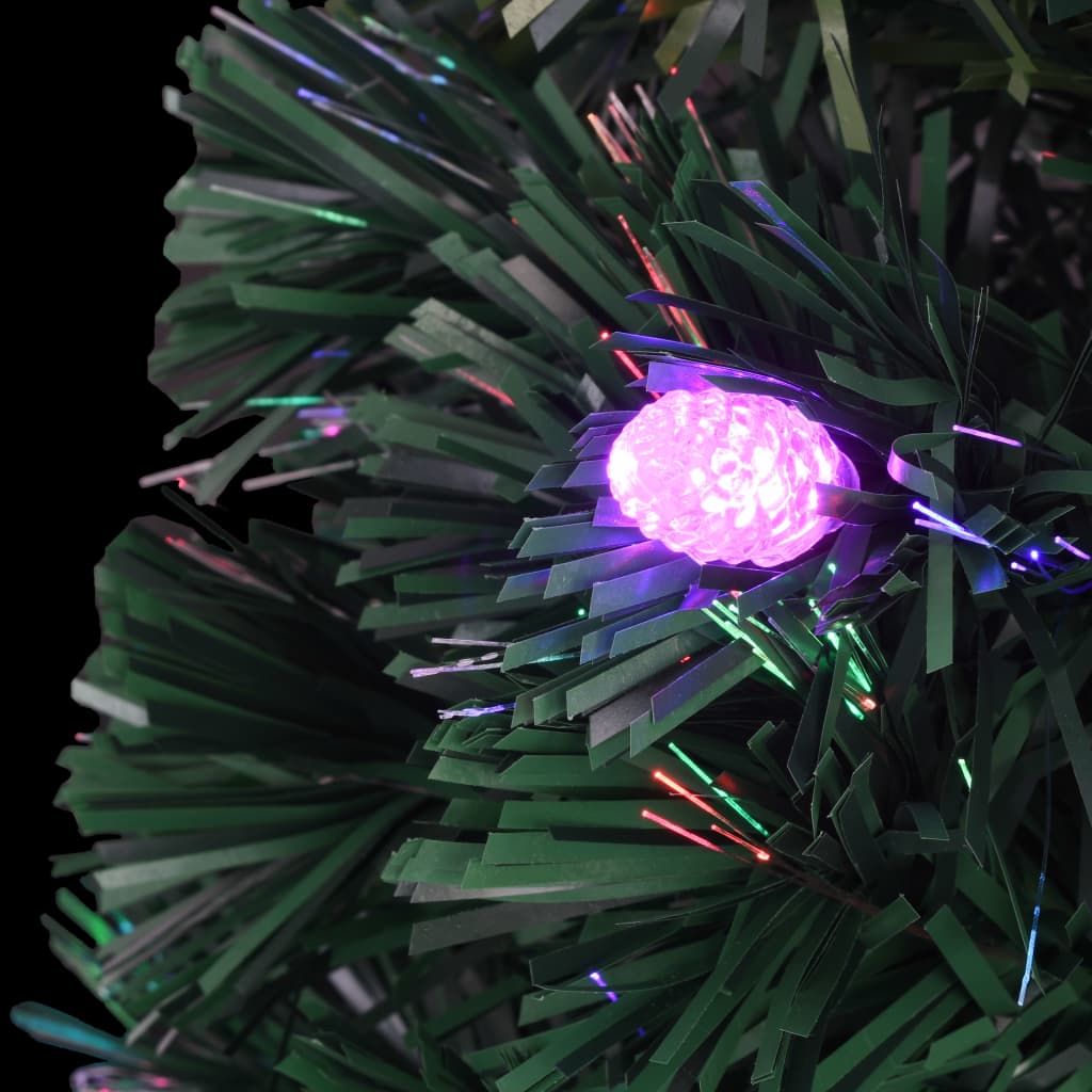 Vorbeleuchteter Weihnachtsbaum mit Ständer und LED 180 cm Glasfaser