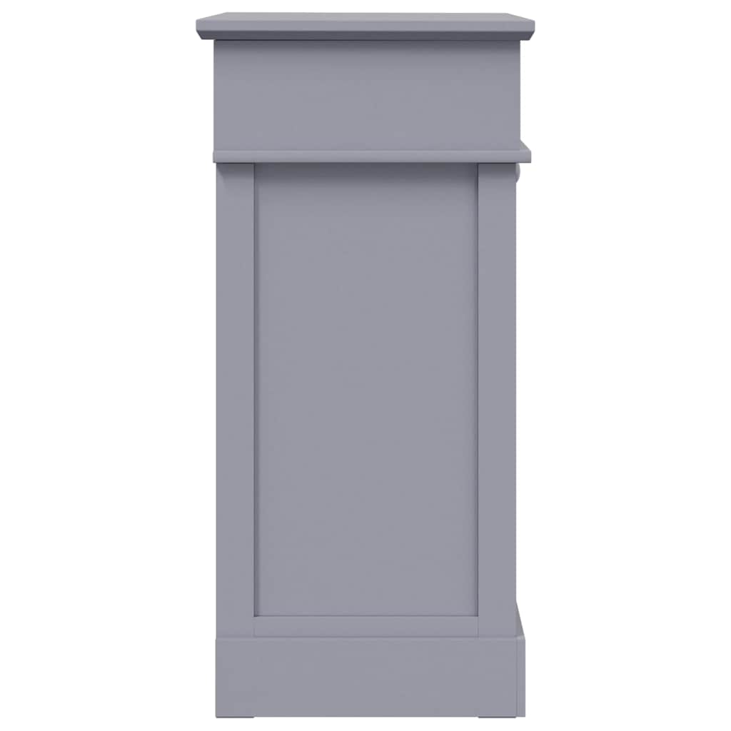 Schuhschrank Grau 50 x 28 x 58 cm Paulownia Holz