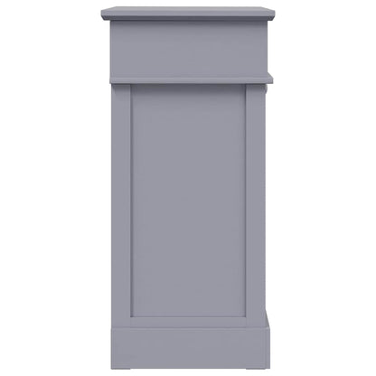 Schuhschrank Grau 50 x 28 x 58 cm Paulownia Holz