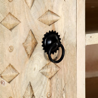 TV-Schrank 110 x 30 x 44 cm Massivholz Mango