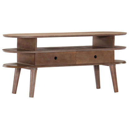 TV-Schrank 110×35×50 cm Massivholz Akazie