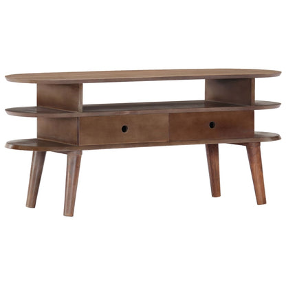 TV-Schrank 110×35×50 cm Massivholz Akazie