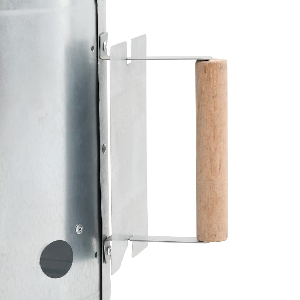 Anzündkamin für Holzkohlegrill Verzinkter Stahl