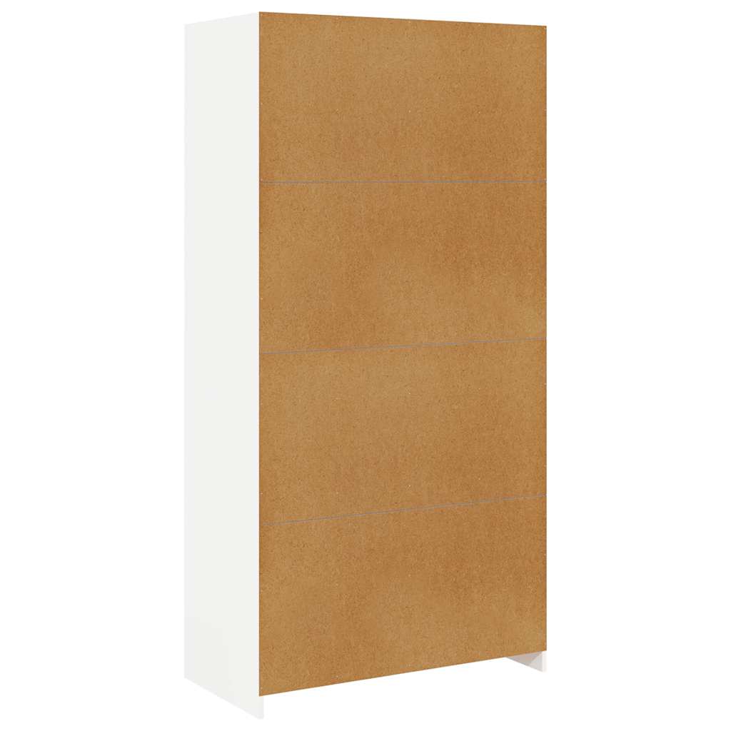 Kleiderschrank Weiß 100x50x200 cm Holzwerkstoff