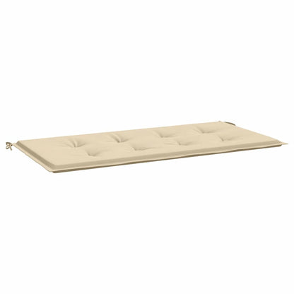 Gartenbank-Auflage Beige 120x50x4 cm Oxford-Gewebe