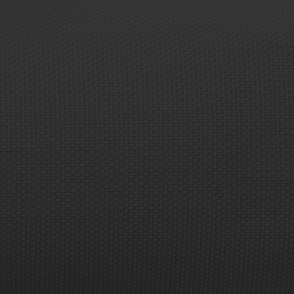 Kopfstütze für Liegestuhl Schwarz 40 x 7,5 x 15 cm Textilene