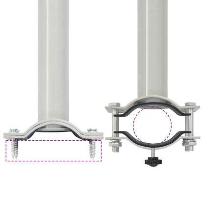 Ausziehbare Seitenmarkise 100x300 cm Blau