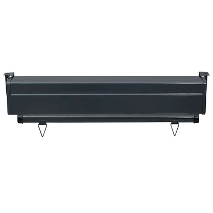 Balkon-Seitenmarkise 85x250 cm Creme