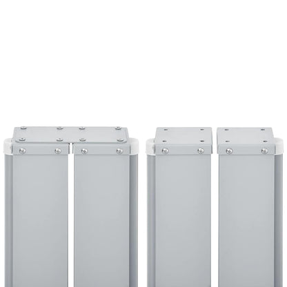 Ausziehbare Seitenmarkise Braun 100 x 600 cm