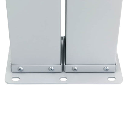 Ausziehbare Seitenmarkise Cremeweiß 120 x 600 cm