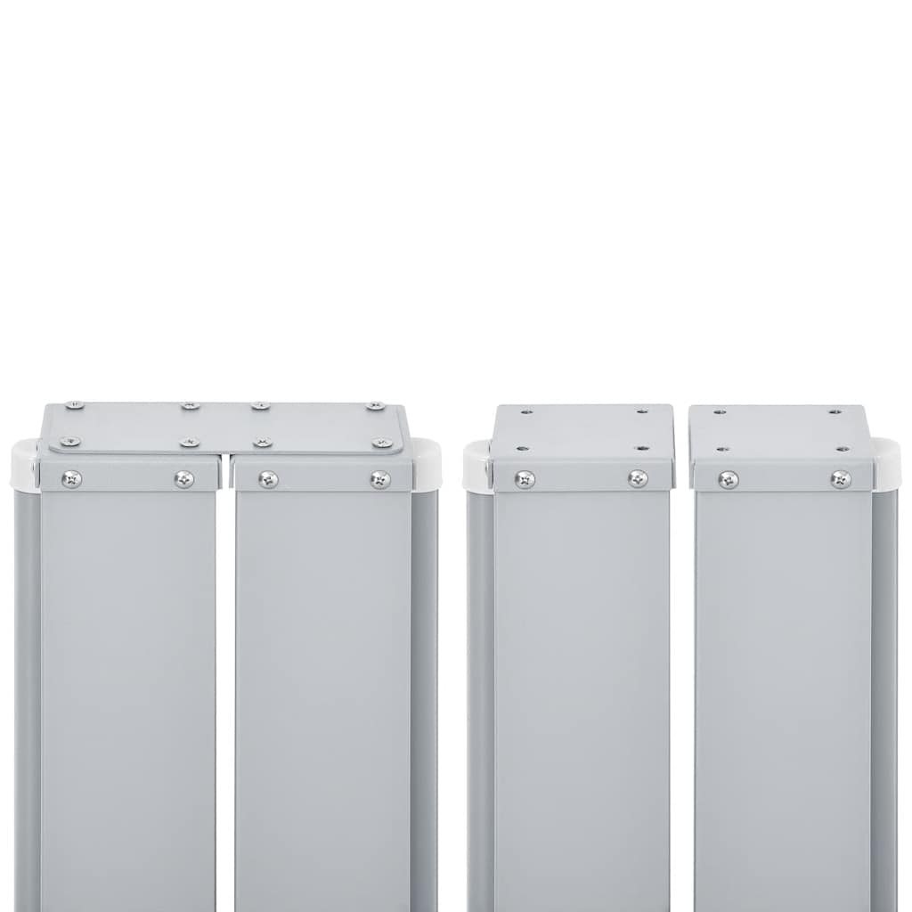 Ausziehbare Seitenmarkise Anthrazit 140 x 1000 cm