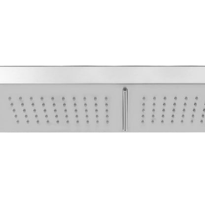 Gartendusche Edelstahl Doppeldüsen