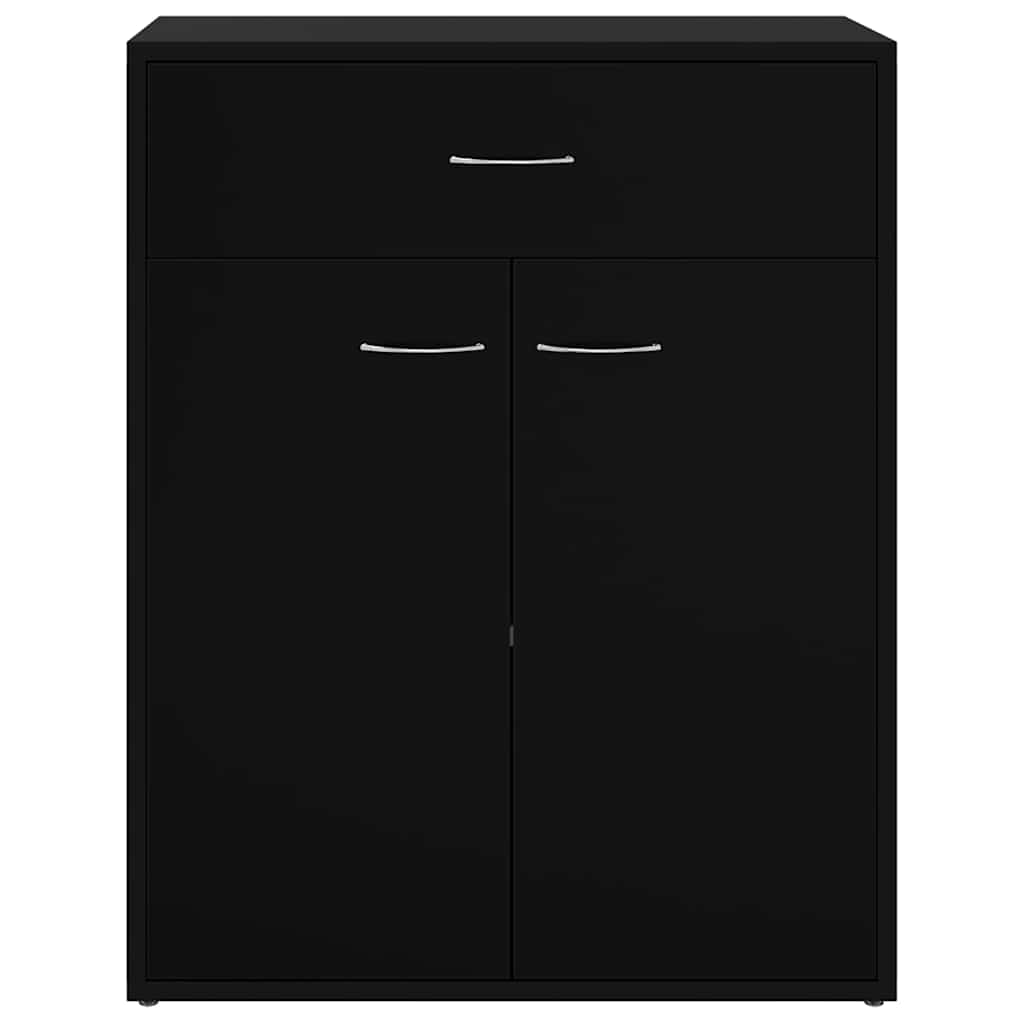 Sideboard Schwarz 60x30x75 cm Holzwerkstoff