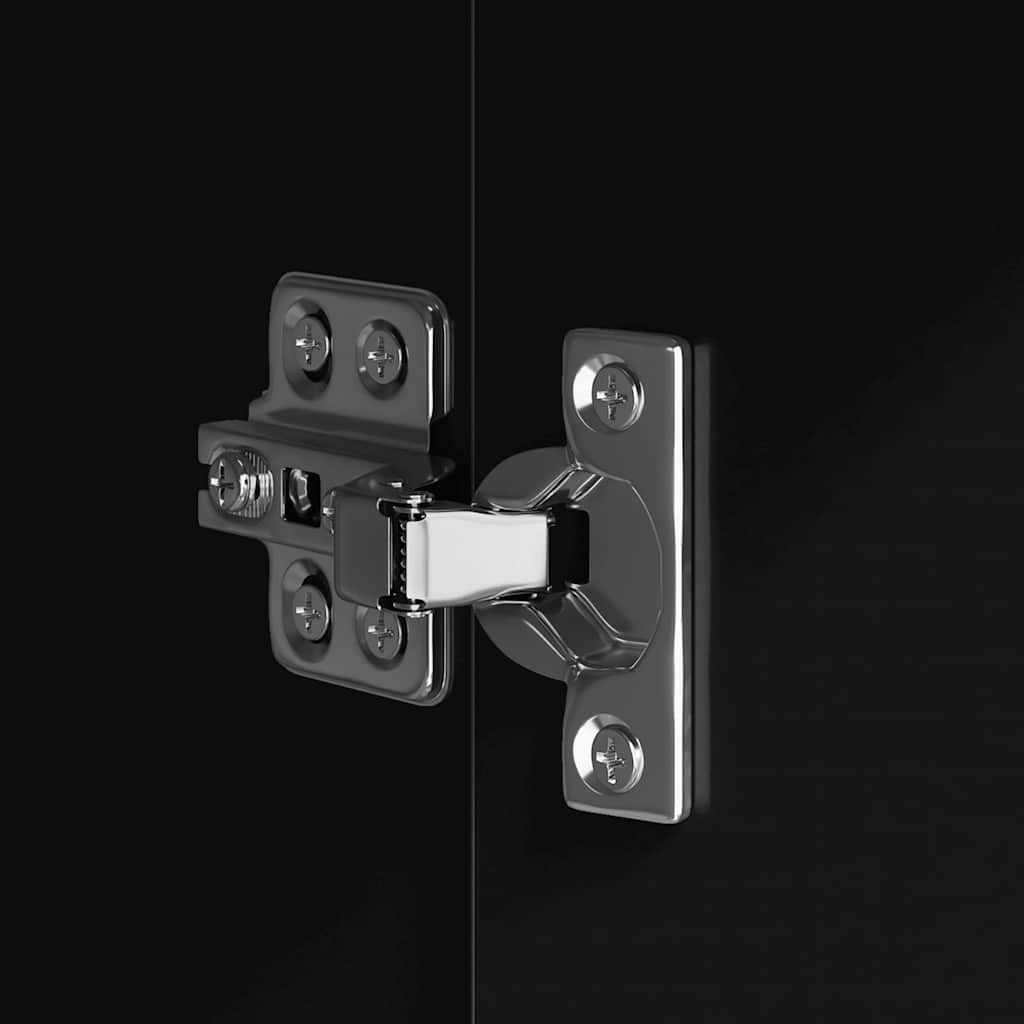 Sideboard Schwarz 60x30x75 cm Holzwerkstoff